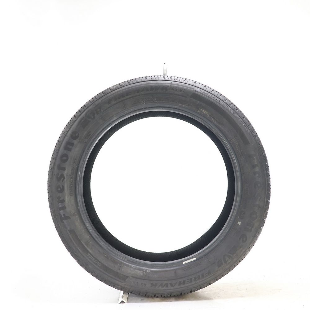 Set of (2) Used 225/55R19 Firestone Firehawk AS V2 99V - 7-8/32 - Image 3