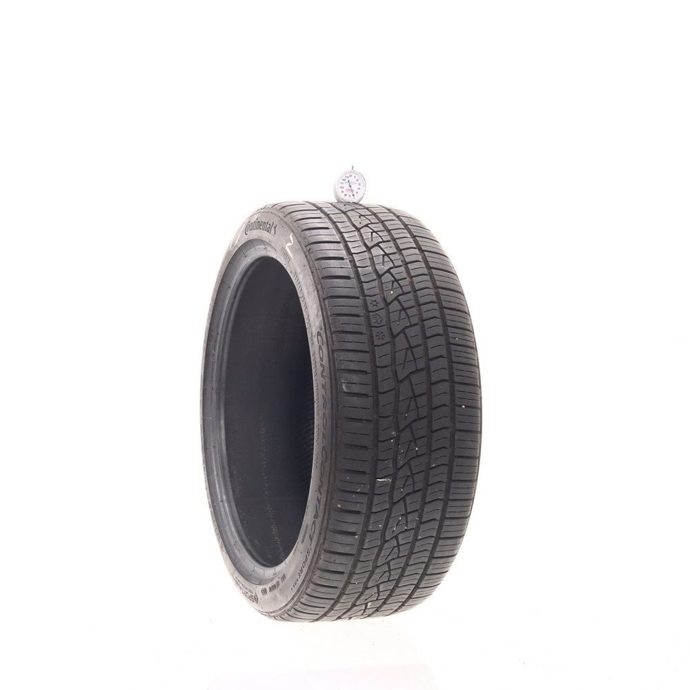 Set of (2) Used 225/40ZR18 Continental ControlContact Sport SRS Plus 92Y - 6/32 - Image 1