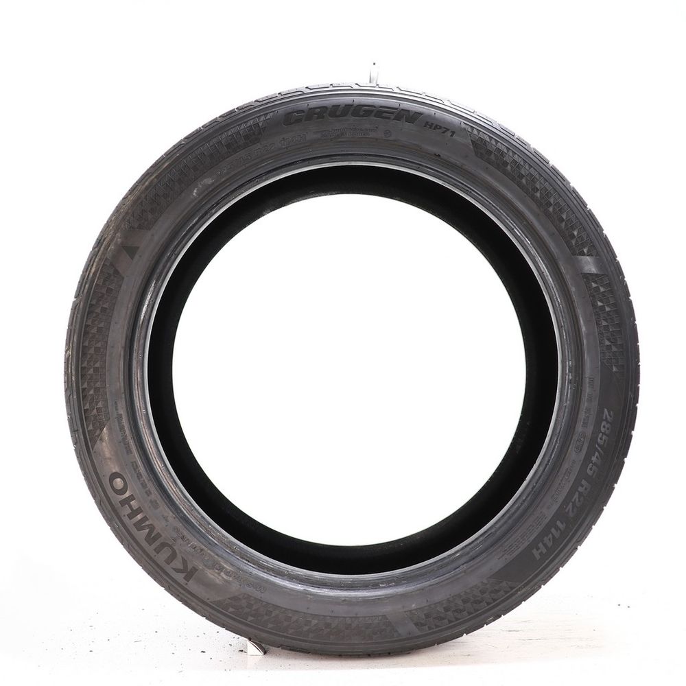 Set of (2) Used 285/45R22 Kumho Crugen HP71 114H - 5-6.5/32 - Image 6