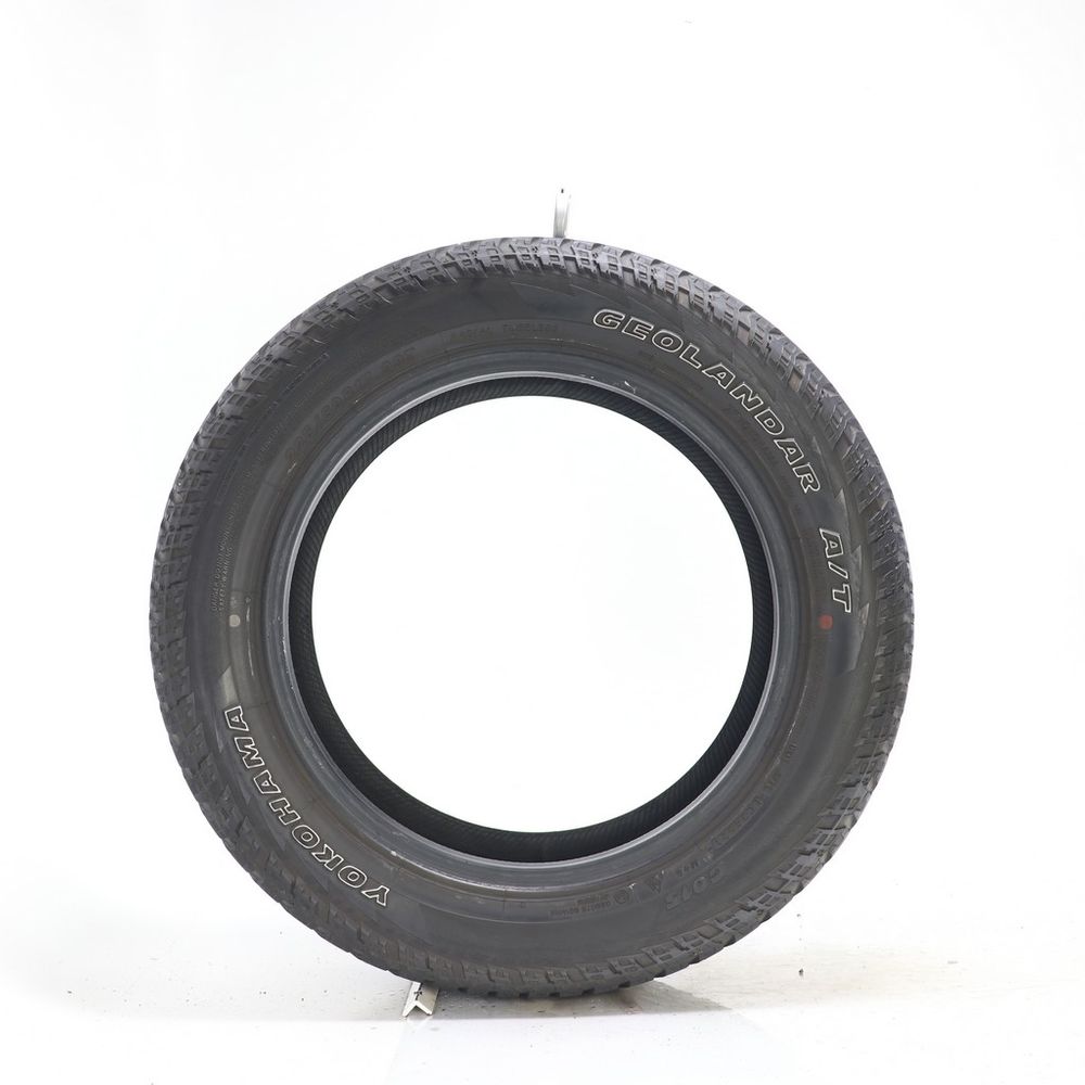 Set of (2) Used 225/60R17 Yokohama Geolandar A/T G015 99T - 7.5-8.5/32 - Image 3