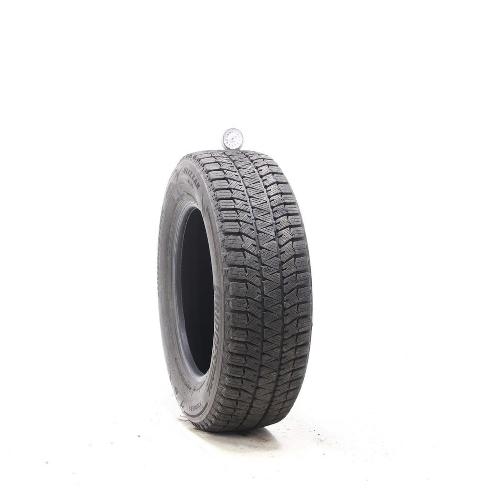 Set of (2) Used 195/65R15 Bridgestone Blizzak WS90 Studless 91H - 9/32 - Image 1