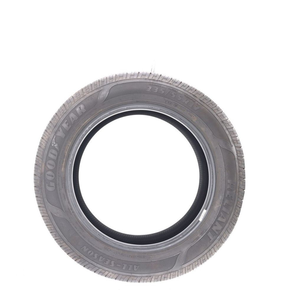 Set of (4) Used 235/55R17 Goodyear Reliant All-season 99H - 8-9.5/32 - Image 3
