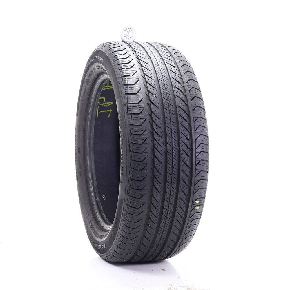 Set of (2) Used 245/50R18 Continental ProContact GX SSR MOE 100H - 7.5-8.5/32 - Image 1