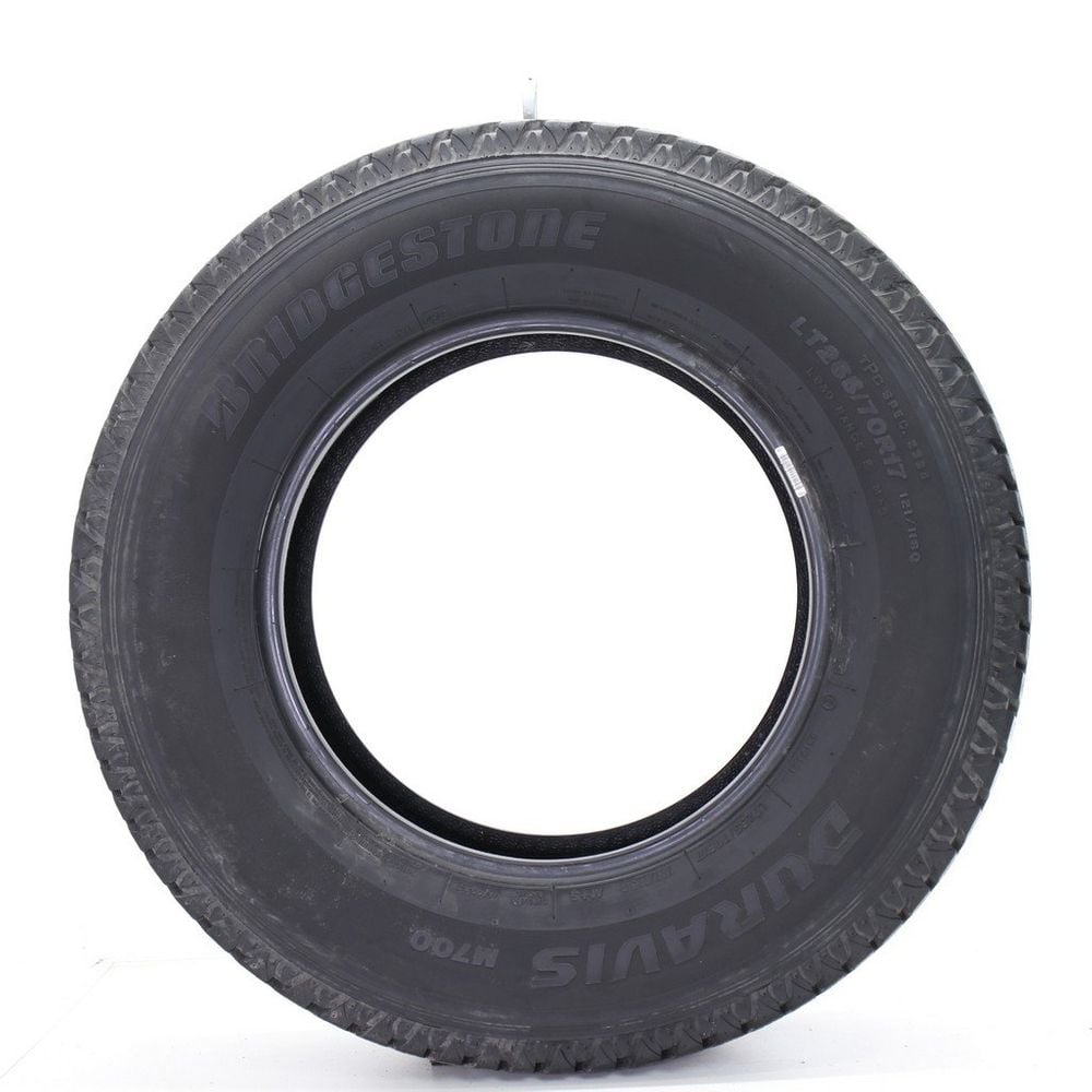Set of (2) Used LT 265/70R17 Bridgestone Duravis M700 121/118Q E - 10.5-11/32 - Image 3