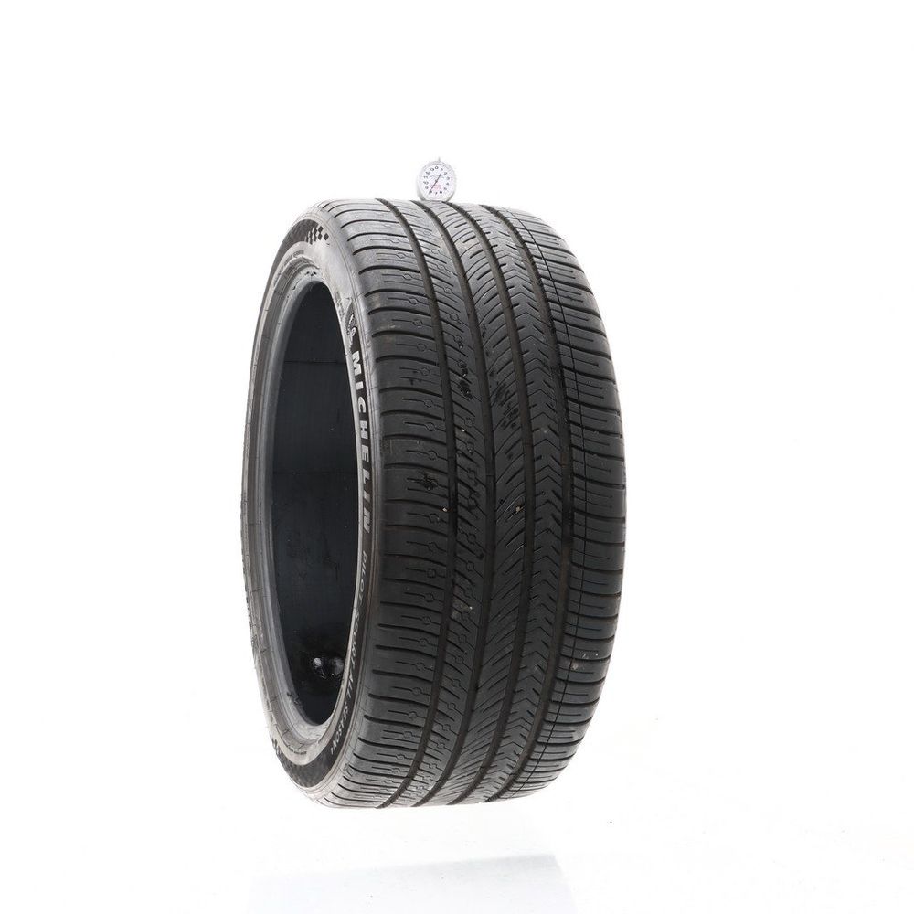 Set of (2) Used 275/40ZR21 Michelin Pilot Sport All Season 4 107Y - 8-9/32 - Image 1