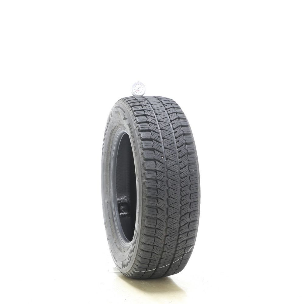 Set of (2) Used 195/65R15 Bridgestone Blizzak WS90 Studless 91H - 8.5/32 - Image 1