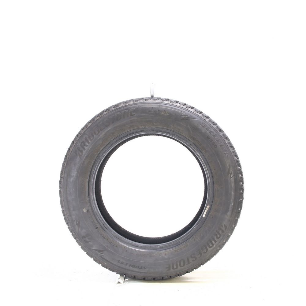 Set of (2) Used 195/65R15 Bridgestone Blizzak WS90 Studless 91H - 8.5/32 - Image 3