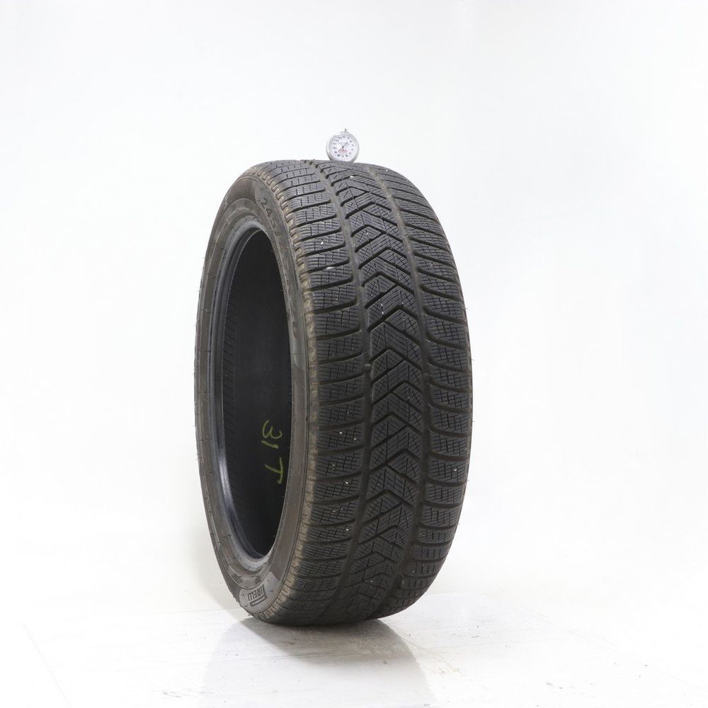 Used 245/45R20 Pirelli Scorpion Winter 103V - 8.5/32 - Image 1