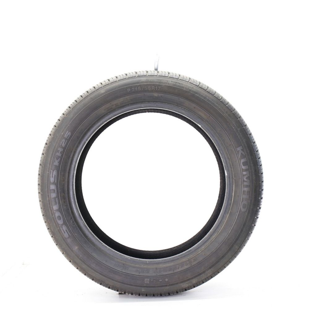Set of (2) Used 215/55R17 Kumho Solus KH25 93V - 8-8.5/32 - Image 6