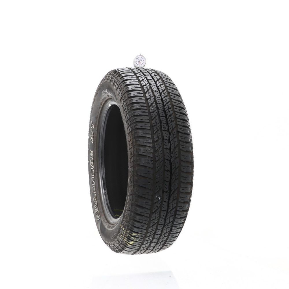 Set of (2) Used 225/65R17 Yokohama Geolandar A/T G015 102T - 9.5-10.5/32 - Image 1