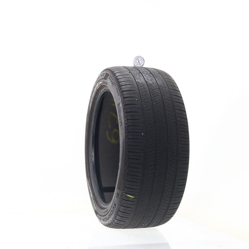 Set of (2) Used 255/45R19 Pirelli Scorpion MS TO Elect PNCS 104V - 5.5-7/32 - Image 1