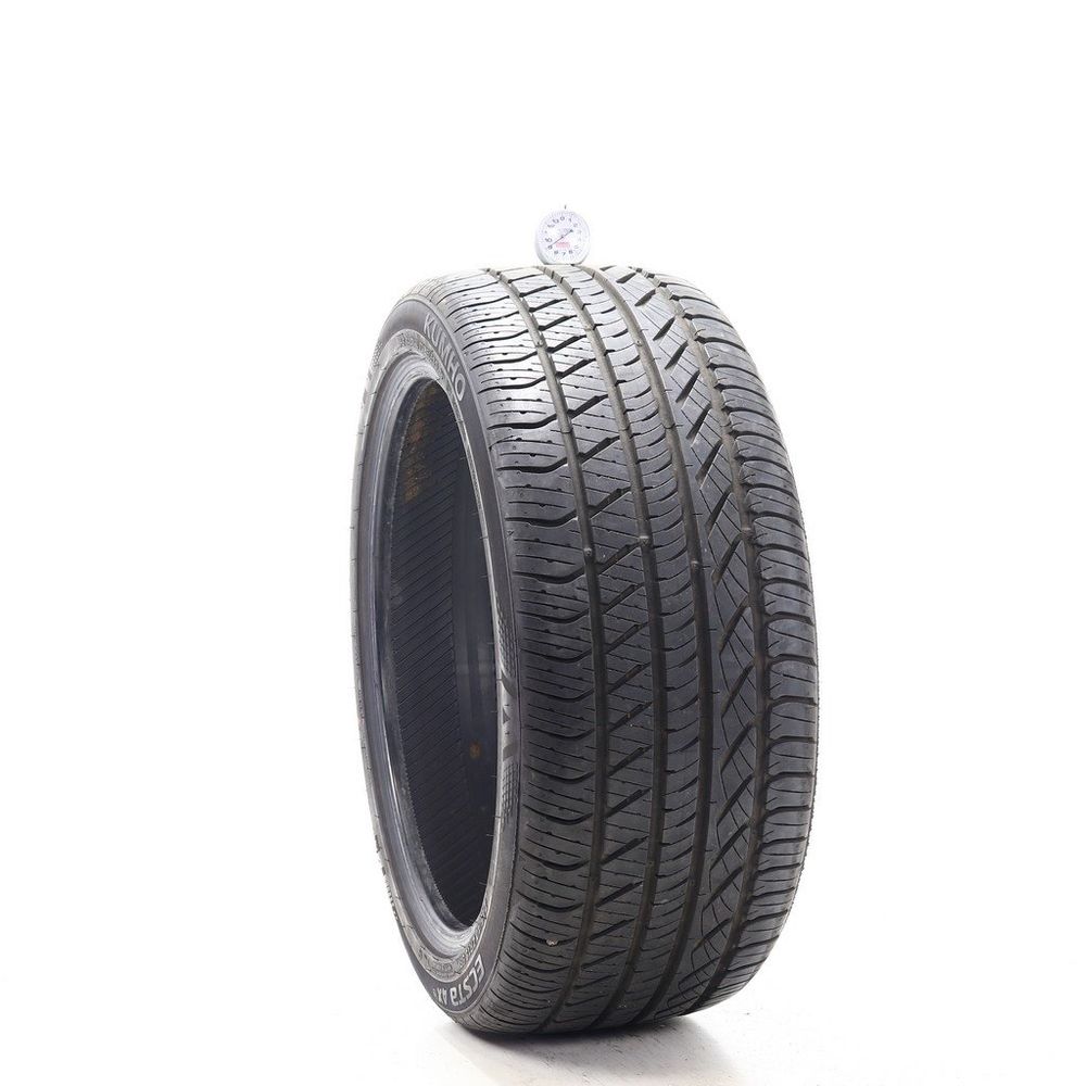 Set of (2) Used 245/40ZR19 Kumho Ecsta 4X II 98W - 9-10/32 - Image 1