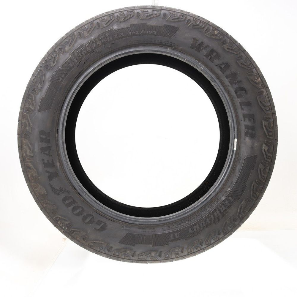 Set of (2) Used LT 305/55R22 Goodyear Wrangler Territory AT 122/119S E - 6.5-8/32 - Image 3