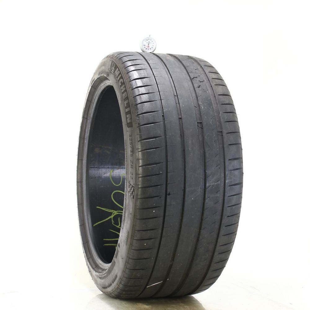 Set of (4) Used 325/35ZR22 Michelin Pilot Sport 4 S MO1 114Y - 6.5-8/32 - Image 4