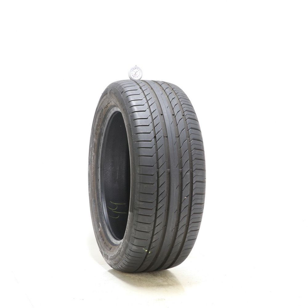 Used 235/50R18 Continental ContiSportContact 5 SSR MOE 97V - 8.5/32 - Image 1