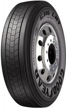 New 255/70R22.5 Goodyear G316 LHT Fuel Max 140R - Image 1
