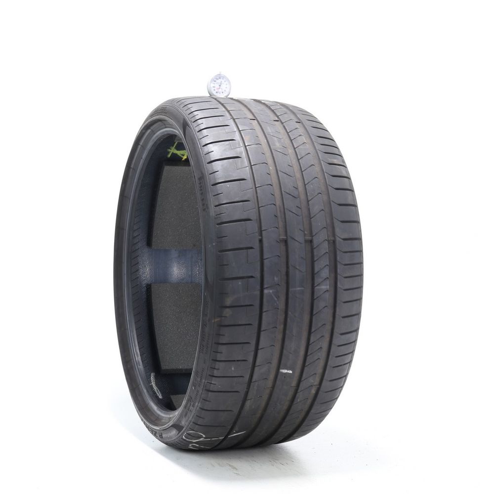 Set of (2) Used 285/30ZR22 Pirelli P Zero PZ4 AO PNCS 101Y - 7.5-9/32 - Image 1