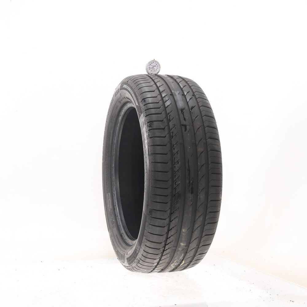 Used 235/50R18 Continental ContiSportContact 5 SSR MOE 97V - 9.5/32 - Image 1