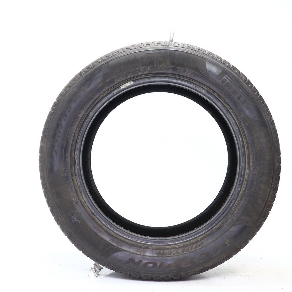 Set of (2) Used 255/55R19 Pirelli Scorpion Winter AO 111H - 6.5-7/32 - Image 3