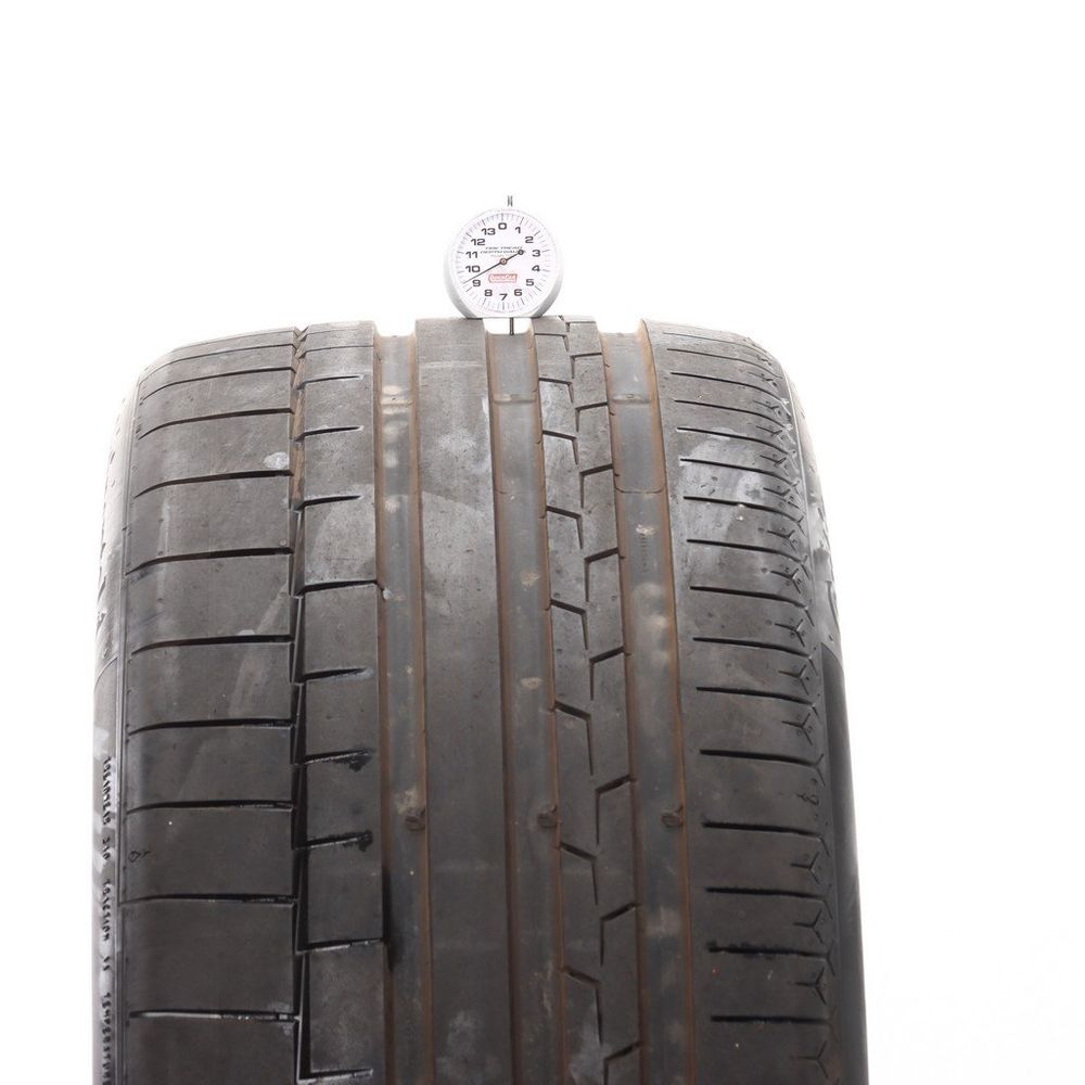 Set of (2) Used 285/35R23 Continental SportContact 6 R01 ContiSilent 107Y - 8-9/32 - Image 5