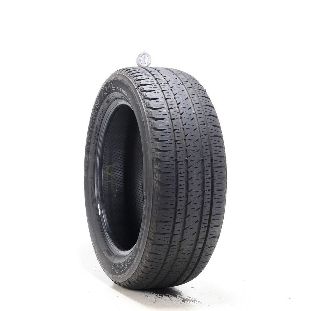 Set of (2) Used 245/55R19 Bridgestone Dueler H/L Alenza Plus 103T - 6.5-7/32 - Image 1