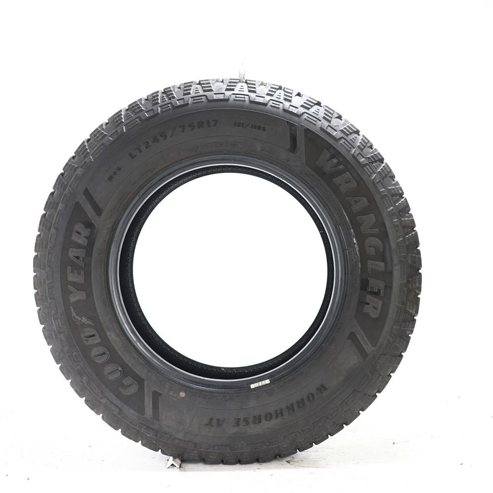 Set of (2) Used LT 245/75R17 Goodyear Wrangler Workhorse AT 121/118S E - 10/32 - Image 3