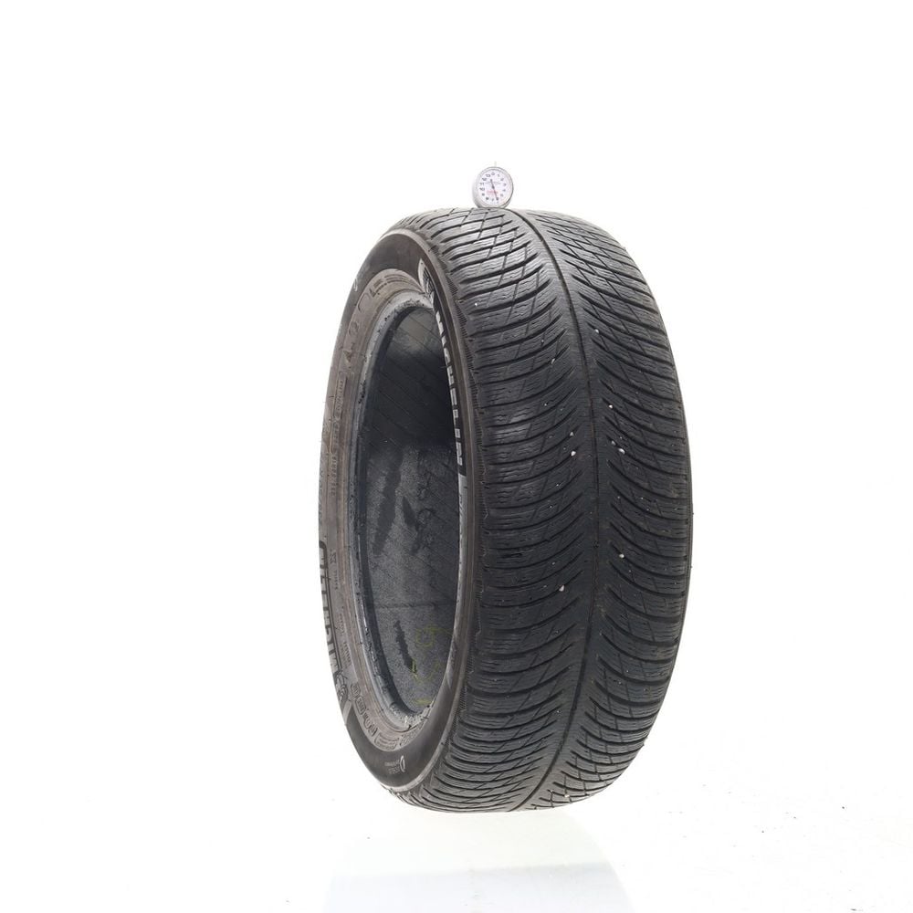 Set of (4) Used 235/50R19 Michelin Pilot Alpin 5 AO 103H - 6-7.5/32 - Image 1