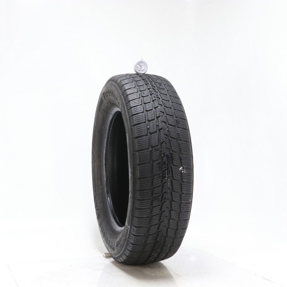 Set of (2) Used 225/65R17 Firestone WeatherGrip 102H - 5.5-6.5/32 - Image 1
