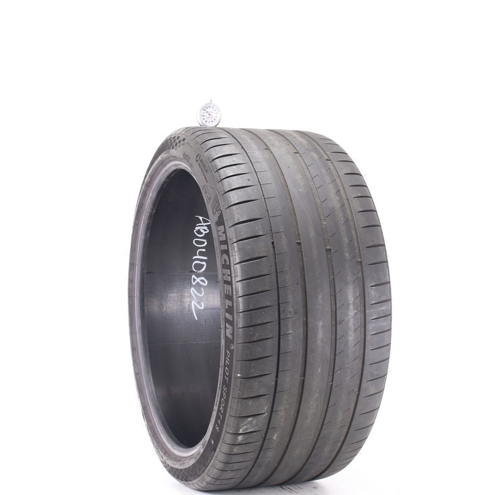 Set of (4) Used 315/30ZR22 Michelin Pilot Sport 4 S 107Y - 4.5-5/32 - Image 1