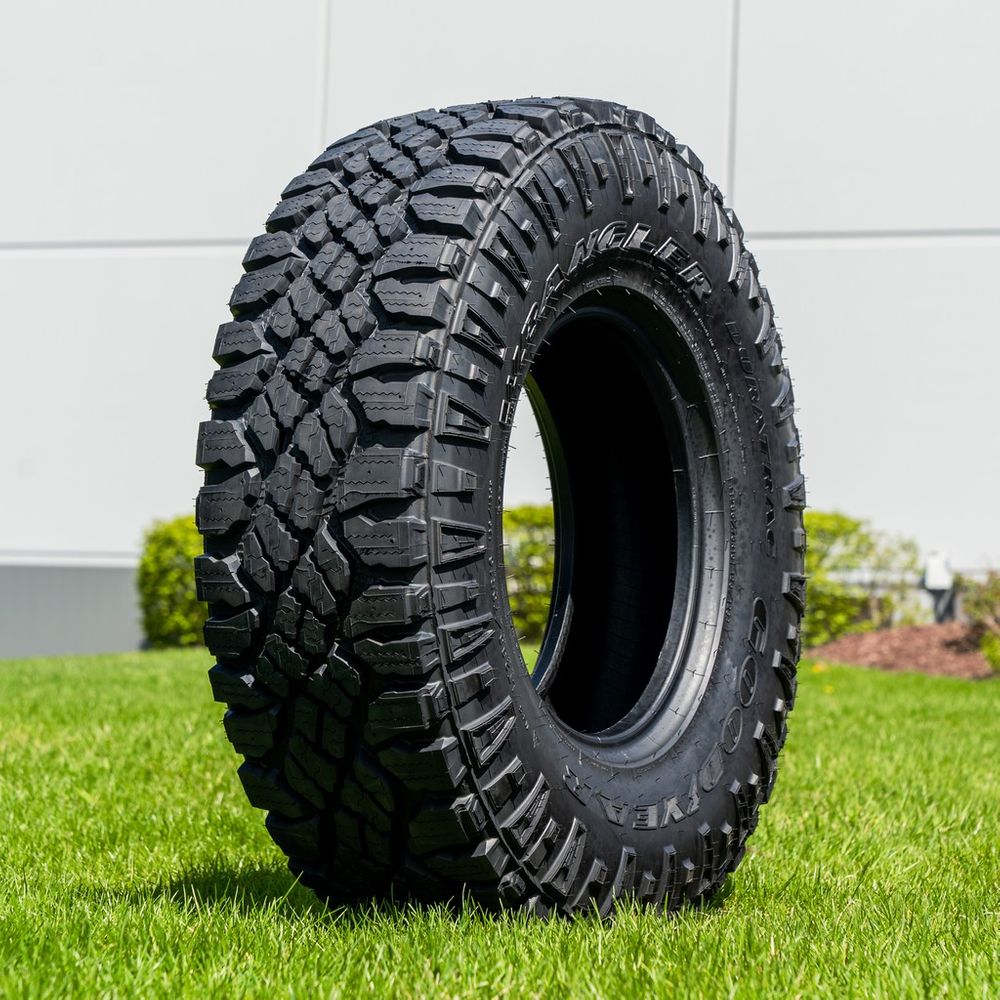 Set of (4) New LT 285/75R16 Goodyear Wrangler Duratrac 126/123P E - 18/32 - Image 1