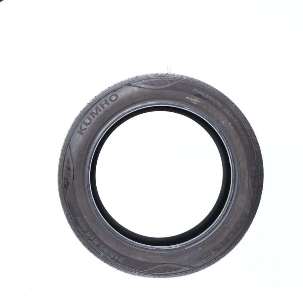Set of (2) Used 215/55R18 Kumho Solus TA51 95V - 7-8/32 - Image 3