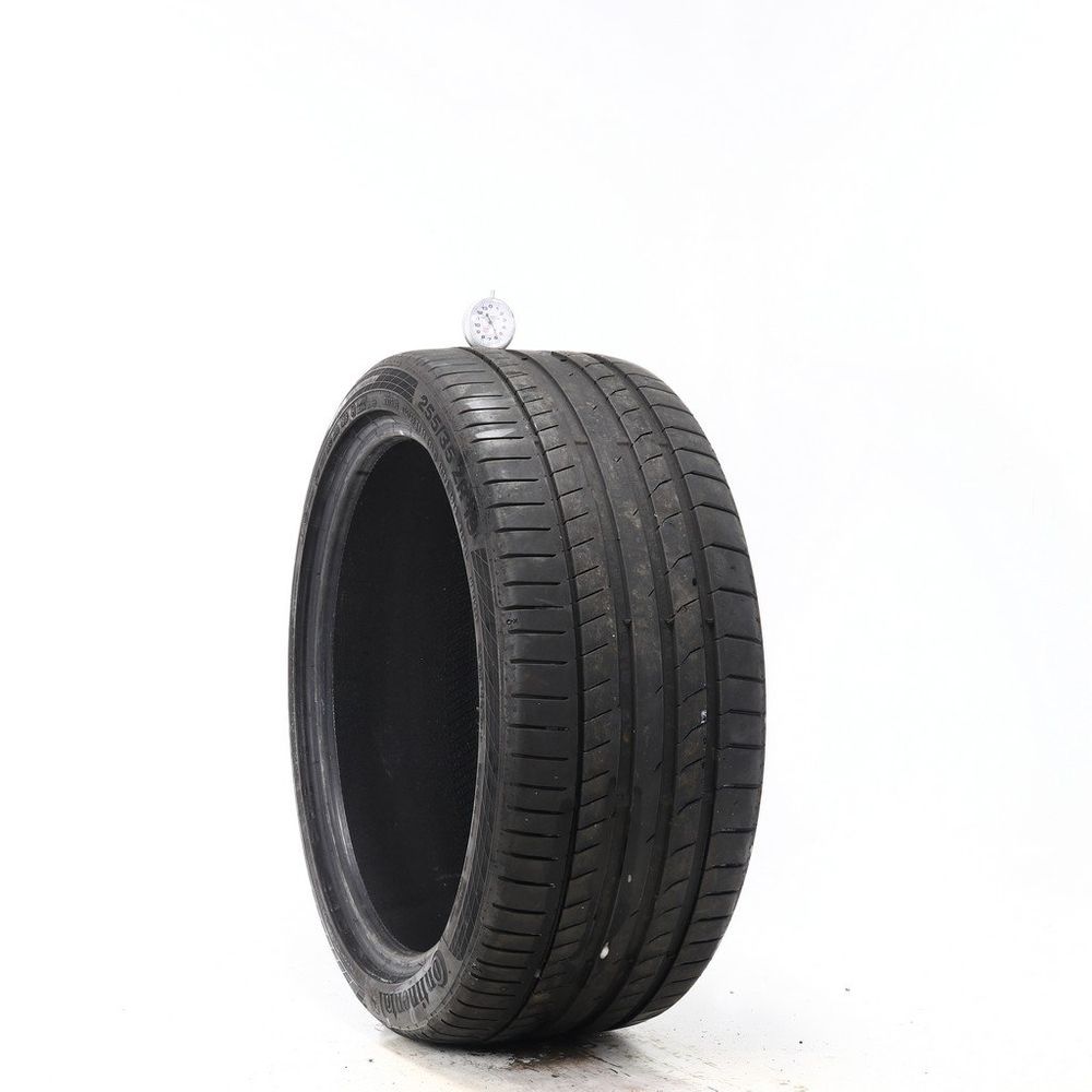 Used 255/35ZR19 Continental ContiSportContact 5P AO 96Y - 5.5/32 - Image 1