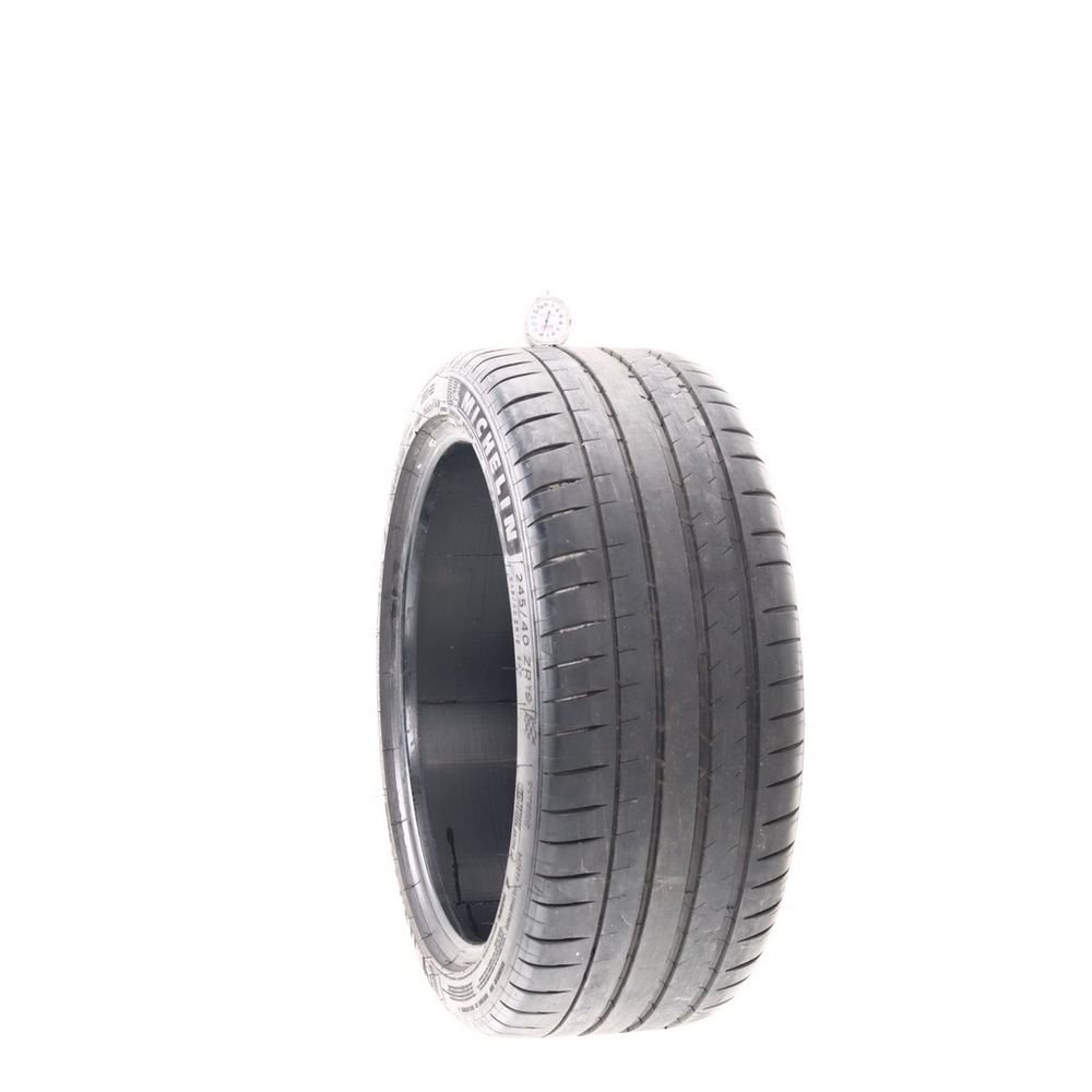 Set of (2) Used 245/40ZR19 Michelin Pilot Sport 4 S ZP 94Y - 6.5-7.5/32 - Image 4