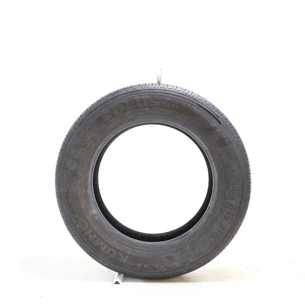 Set of (4) Used 195/65R15 Kumho Solus TA31 91H - 6-6.5/32 - Image 3