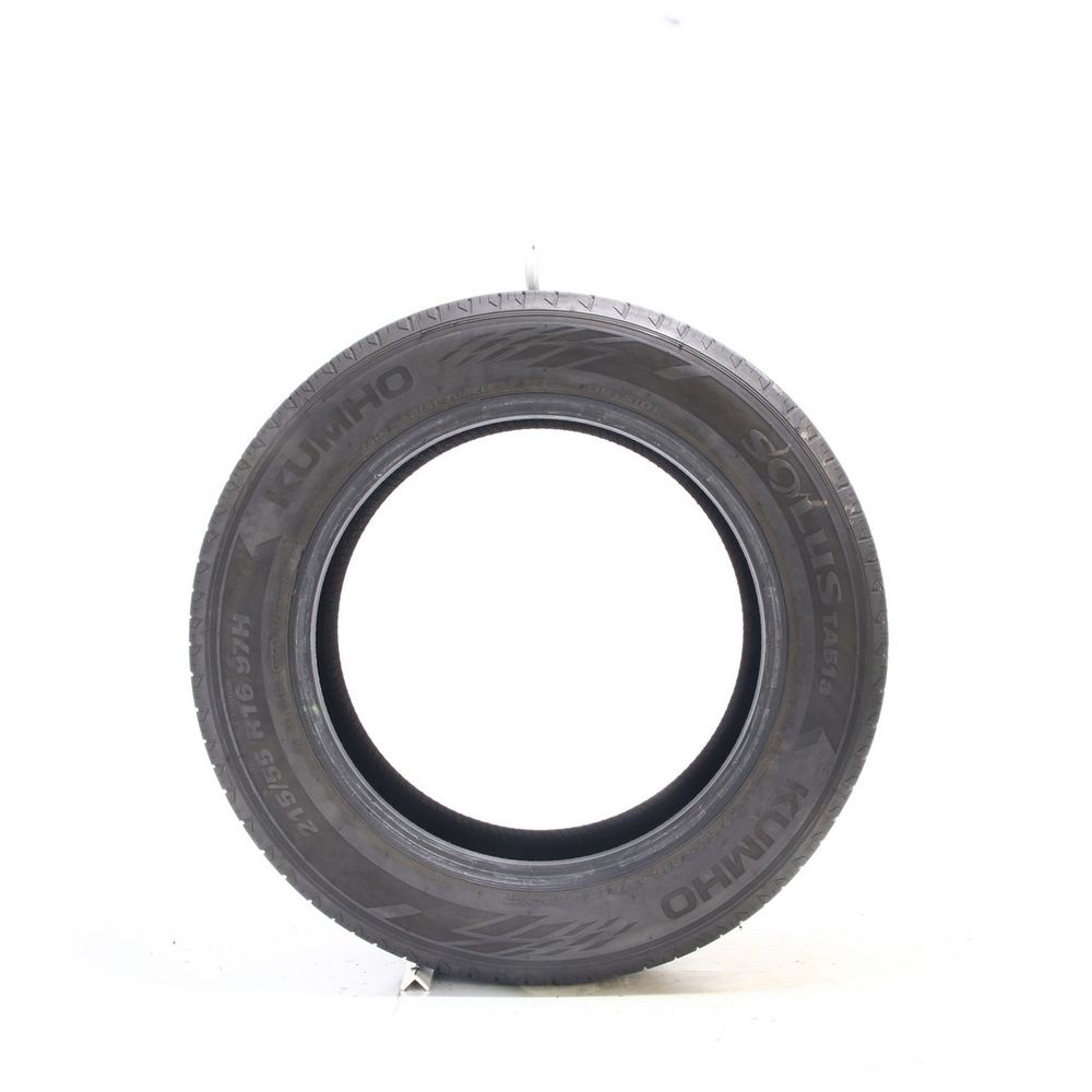 Set of (2) Used 215/55R16 Kumho Solus TA51a 97H - 7-7.5/32 - Image 6