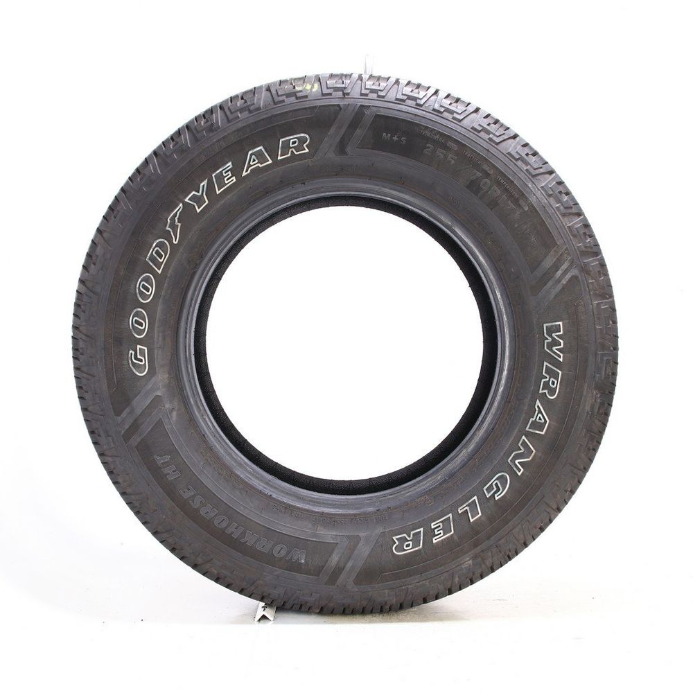 Set of (2) Used 255/70R17 Goodyear Wrangler Workhorse HT 112T - 10/32 - Image 3