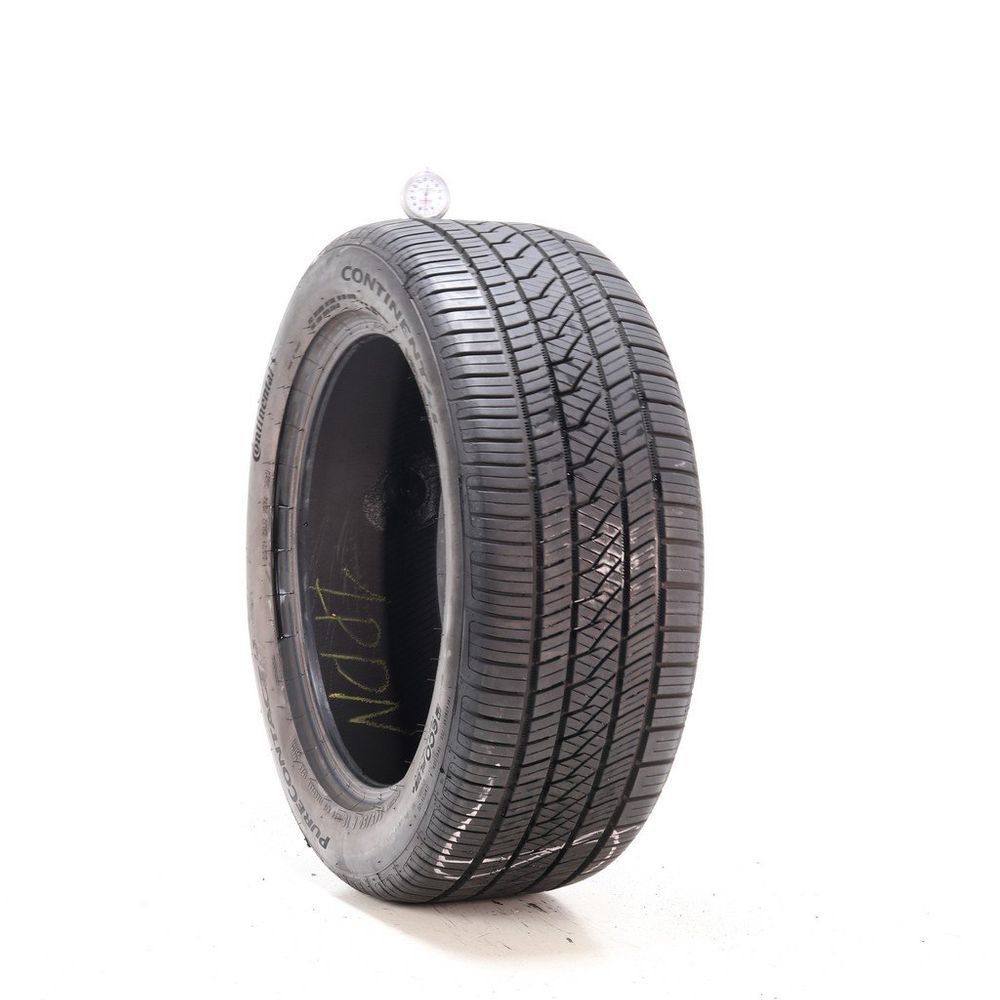 Set of (2) Used 245/50R18 Continental PureContact LS 100V - 7-7.5/32 - Image 1