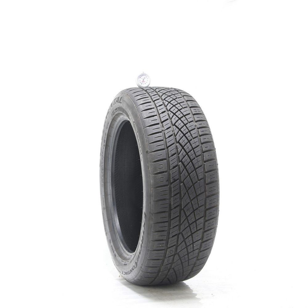 Set of (2) Used 235/50ZR18 Continental ExtremeContact DWS06 Plus 97W - 8-9/32 - Image 1