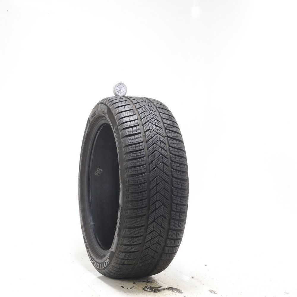 Used 225/45R18 Pirelli Winter Sottozero 3 Run Flat 95V - 8.5/32 - Image 1
