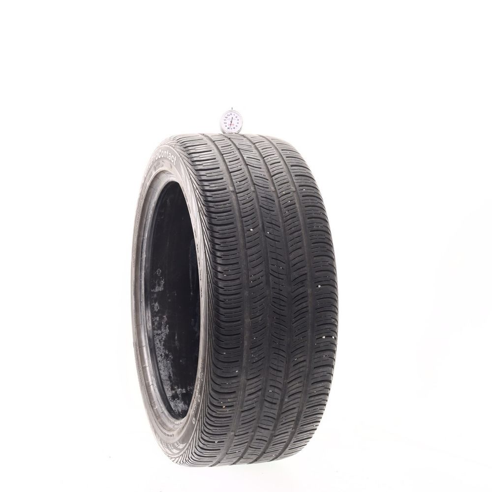 Set of (2) Used 255/40R19 Continental ContiProContact AO 100H - 7.5-8.5/32 - Image 1