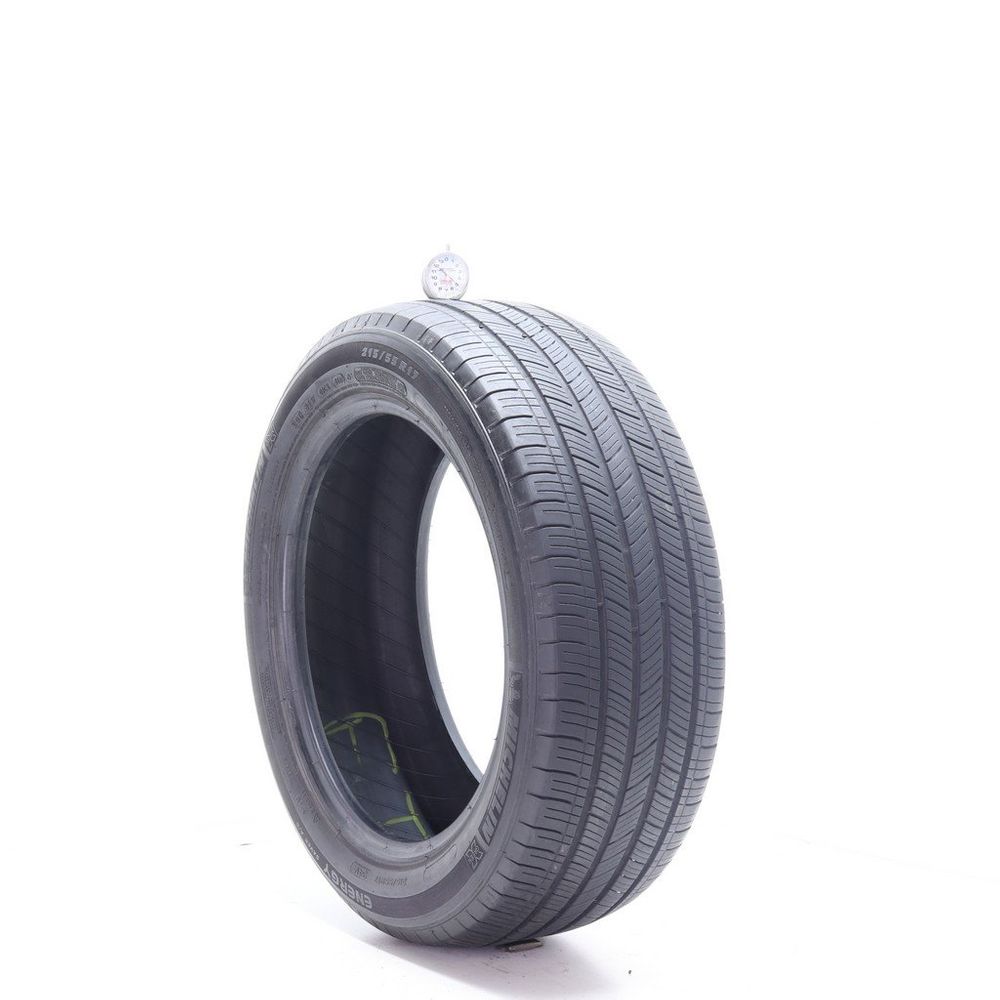 Set of (4) Used 215/55R17 Michelin Energy Saver A/S 94V - 5-6/32 - Image 1
