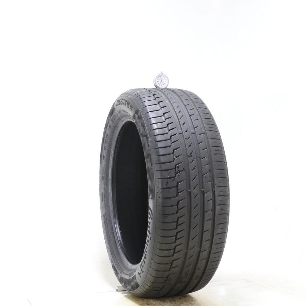 Set of (2) Used 225/50R18 Continental PremiumContact 6 SSR 95W - 7/32 - Image 1