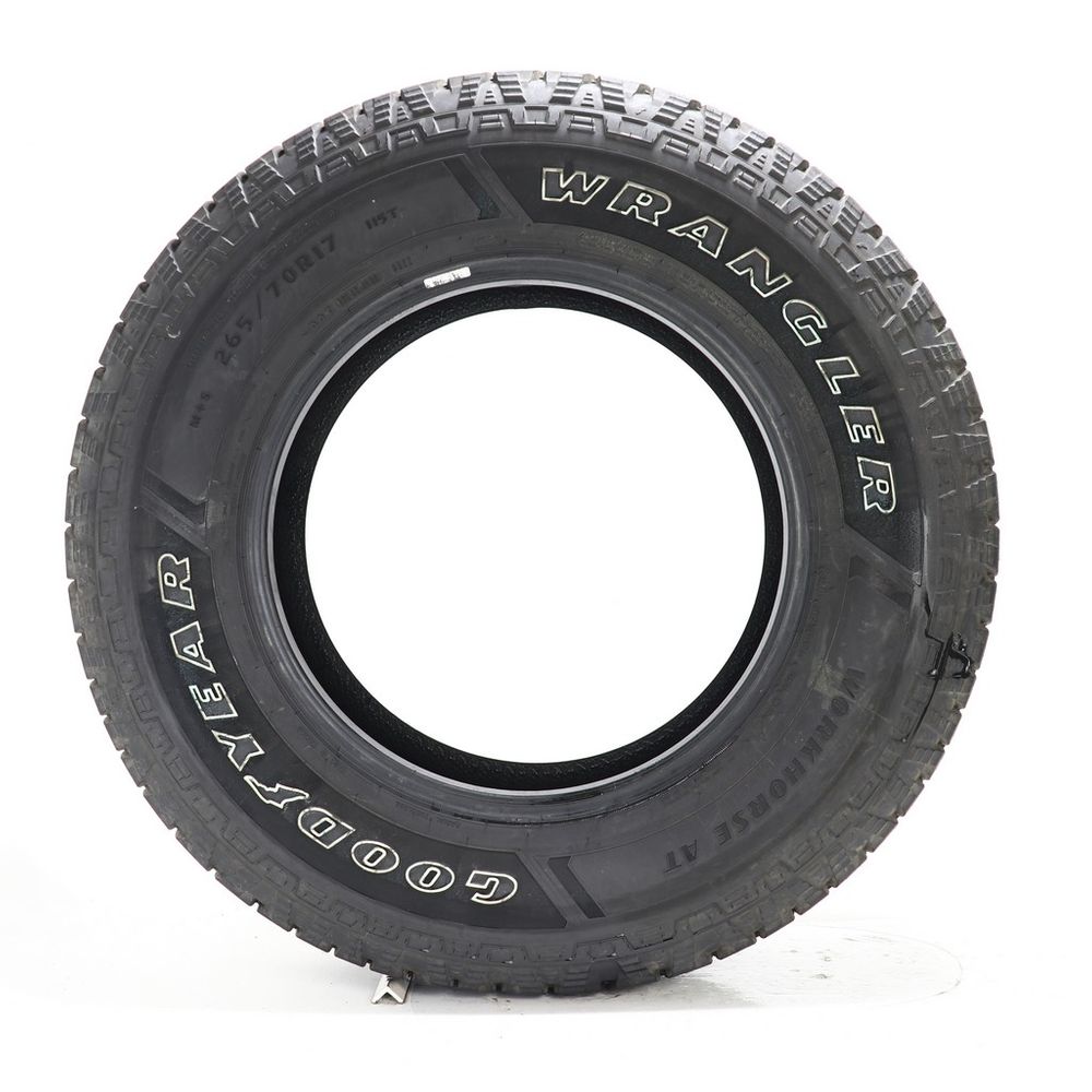 Set of (2) Driven Once 265/70R17 Goodyear Wrangler Workhorse AT 115T - 11.5/32 - Image 3