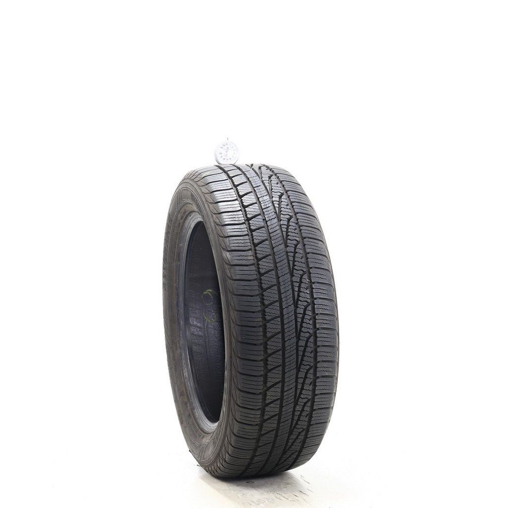 Set of (2) Used 205/55R16 Goodyear Assurance WeatherReady 91H - 7-8/32 - Image 1