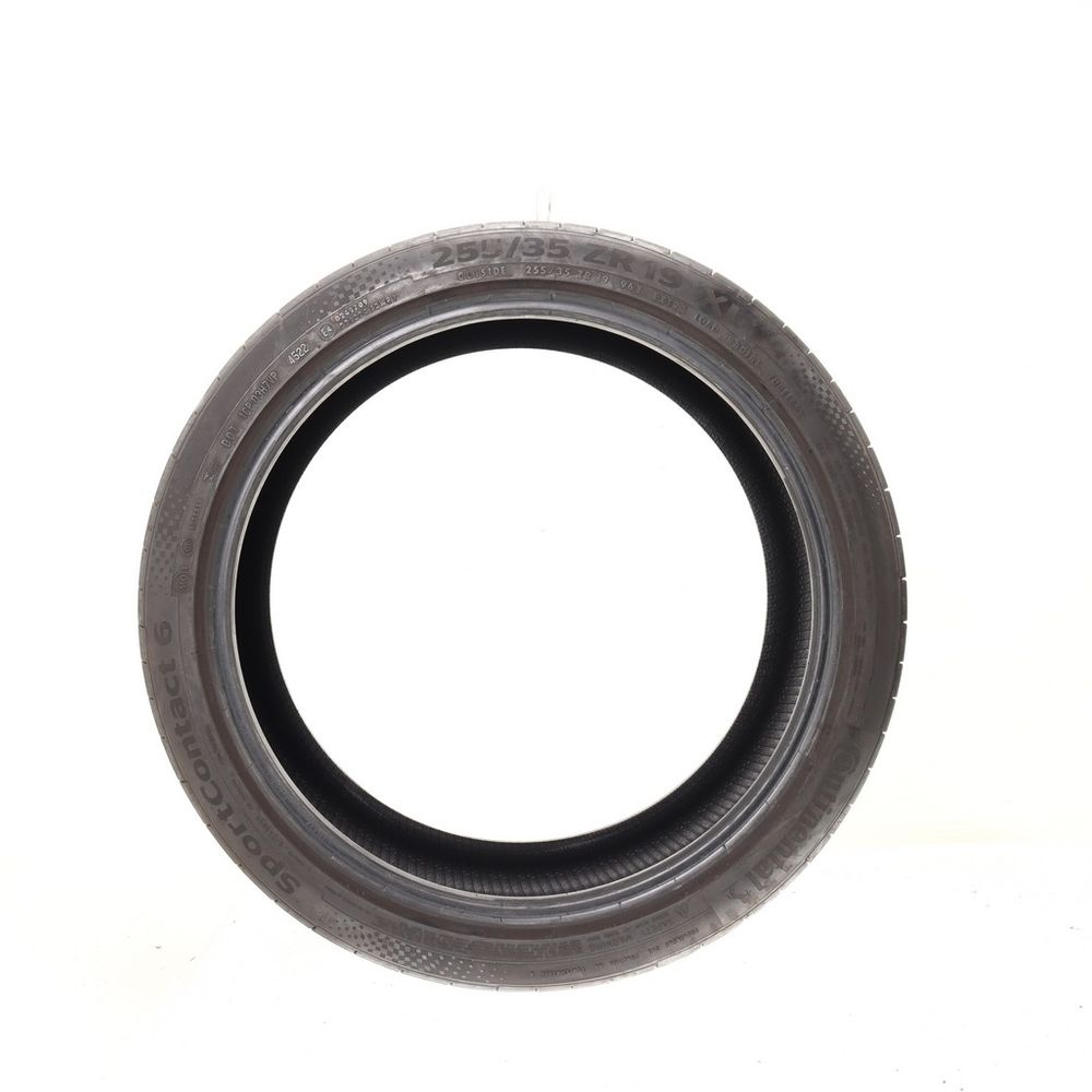 Used 255/35ZR19 Continental SportContact 6 MO1 96Y - 6/32 - Image 3