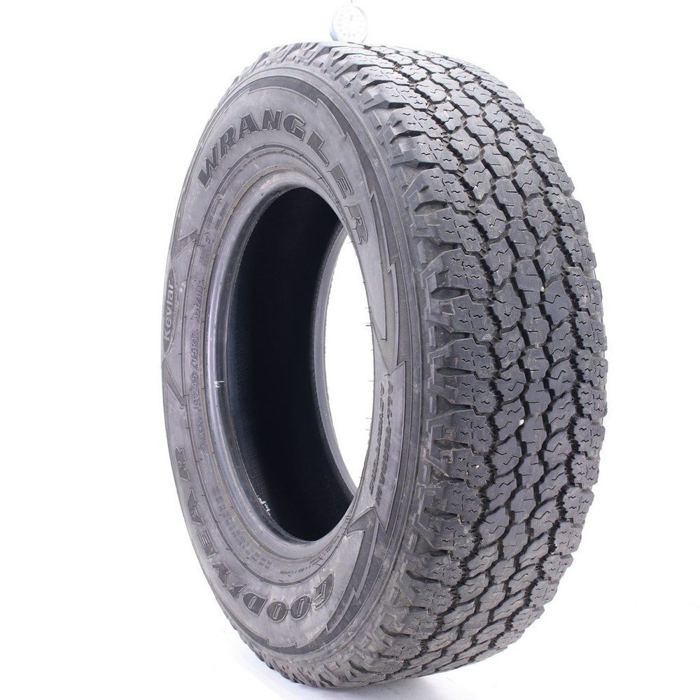 Set of (4) Used LT 245/75R17 Goodyear Wrangler All-Terrain Adventure Kevlar 121/118S E - 7-7.5/32 - Image 1