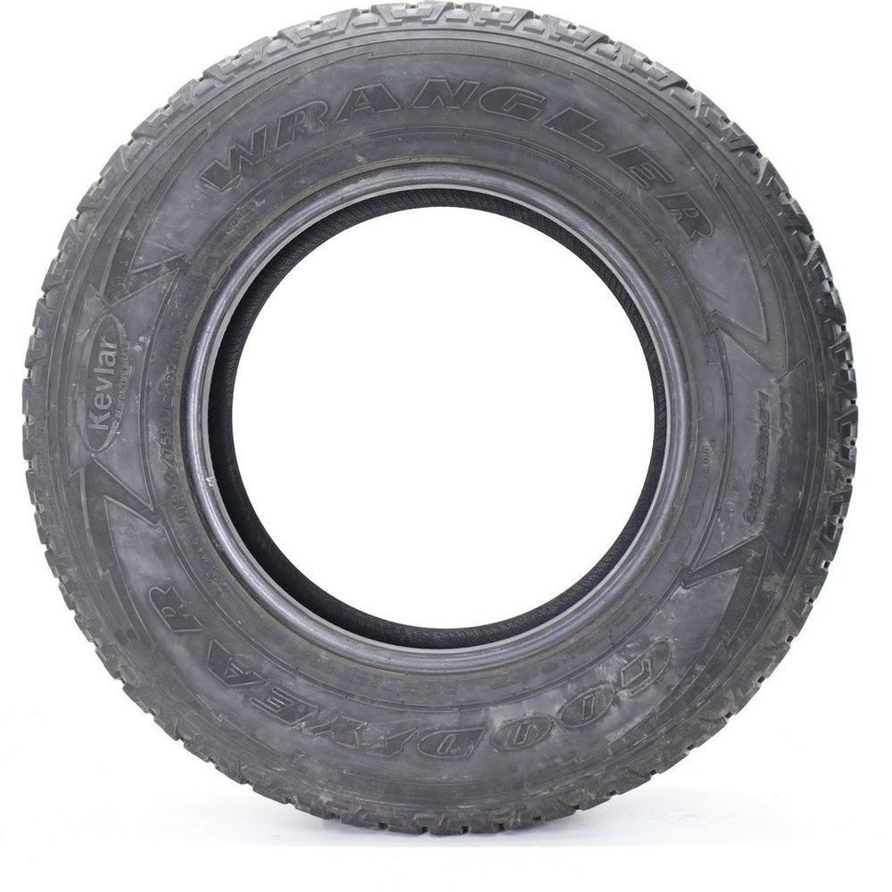 Set of (4) Used LT 245/75R17 Goodyear Wrangler All-Terrain Adventure Kevlar 121/118S E - 7-7.5/32 - Image 3