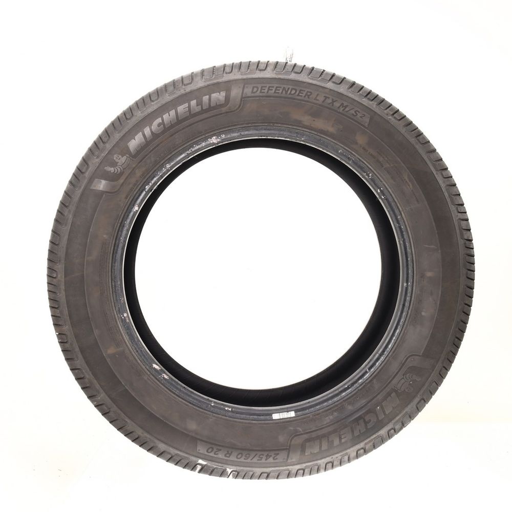 Set of (2) Used 245/60R20 Michelin Defender LTX M/S 2 111H - 8/32 - Image 3