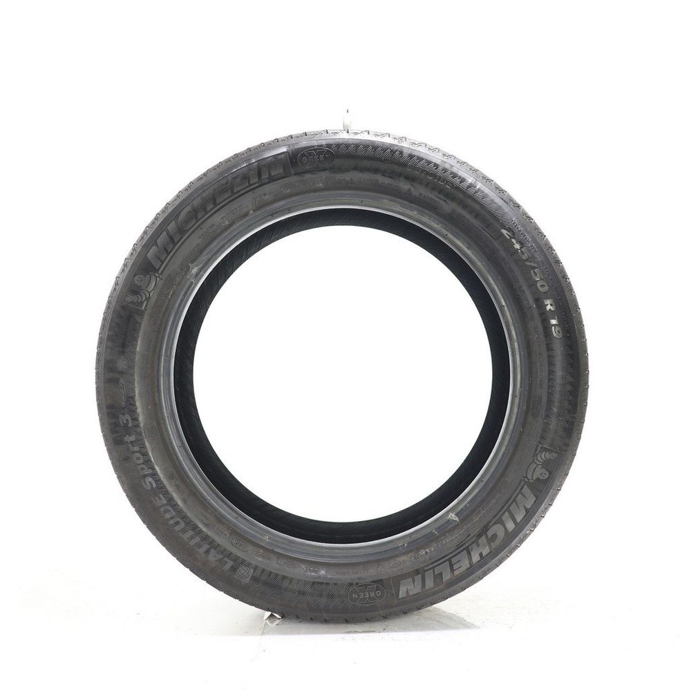 Set of (4) Used 245/50R19 Michelin Latitude Sport 3 ZP 105W - 5.5-7/32 - Image 3