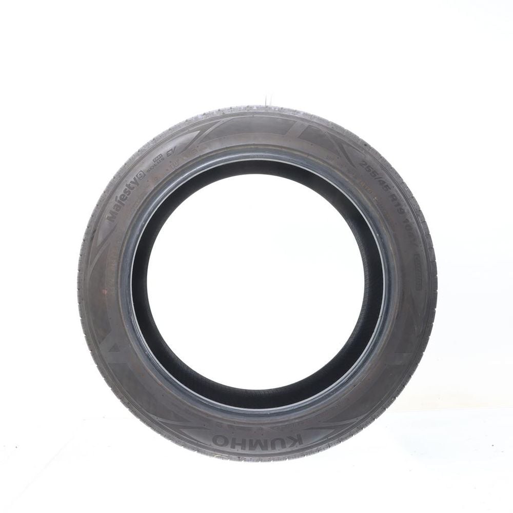 Set of (4) Used 255/45R19 Kumho Majesty 9 Solus TA91 EV TO K-Silent 104V - 7-8/32 - Image 3